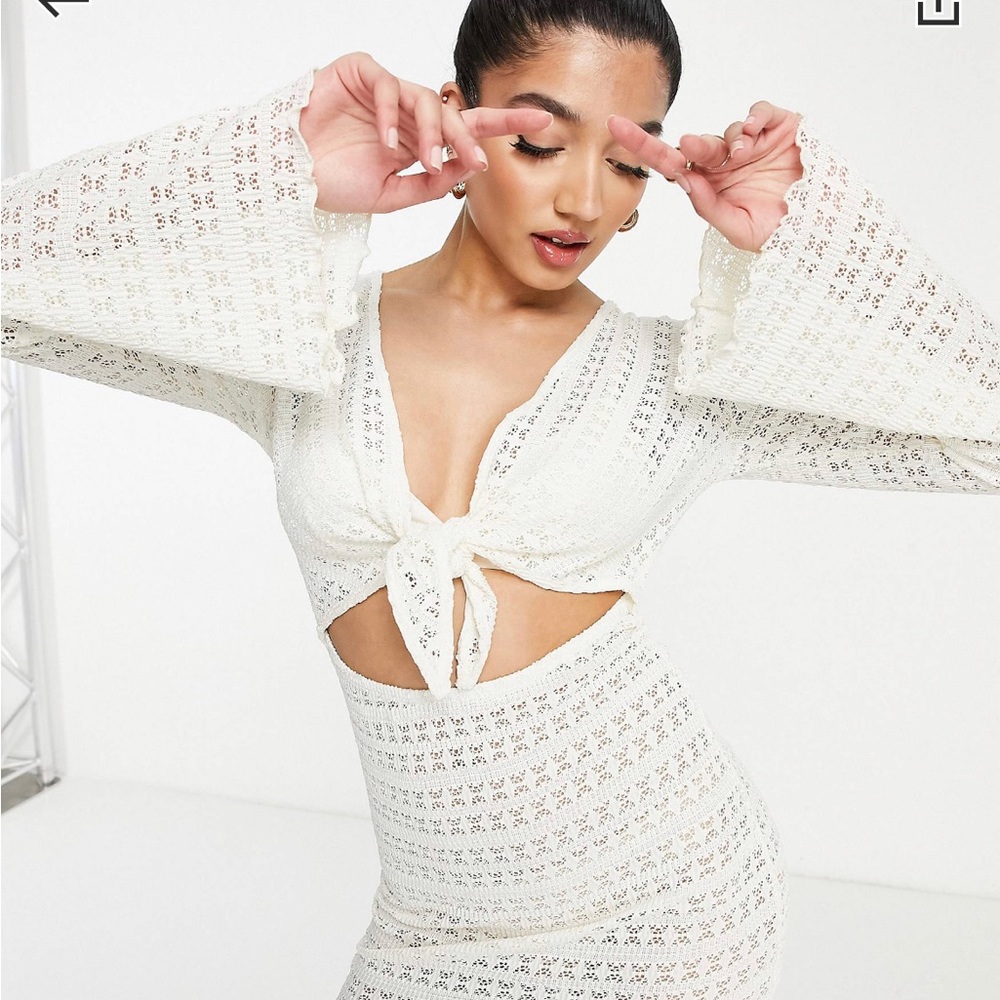 Crochet Mini Dress
